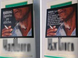 Grafische Warnhinweise auf Zigarettenschachteln helfen Rauchern, gesundheitliche Risiken zu erkennen