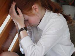 Betonte Mädchen mit hohem Depressionsrisiko 'können schneller altern'